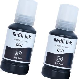 kalar 008 Refill Ink Use for L6460/L6490/L6550/L6570/L15150(Set of 2) Black Ink Bottle-image-53
