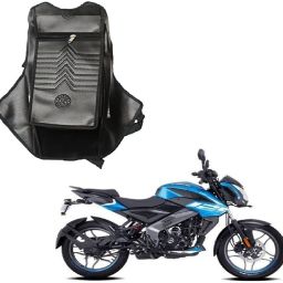 TANK COVER WATERPROOF LEATHER (BLACK) Strap Bajaj Pulsar NS 160, Universal For Bike Bike Tank Cover-image-26