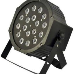 SLIM LED PAR Stage Lights 18 x 2 W LED RGB 4 colors in 1 Stage Lighting DMX-512 Stage Light for Disco Party DJ Club (FLAT) Single Disco Ball-image-96