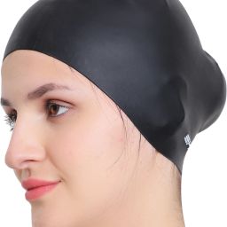 Swimming Cap For Women Girls Long Hair Extra Large Big Size Swimming Cap-image-79