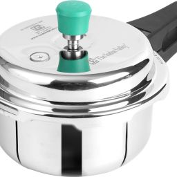 Premium Tri-ply (3 Layer) Stainless Steel Wide Body 2 L Induction Bottom Pressure Cooker-image-32