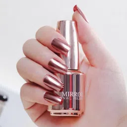 Magic Mirror Effect Chrome Nail Art Polish Copper Metallic Nail Polish Copper-image-85