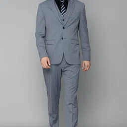 Men Single Breasted - 2 button Checkered Suit-image-59