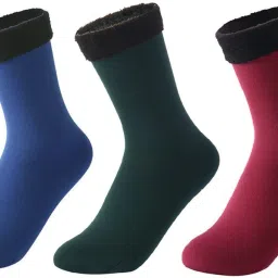 Women Solid Mid-Calf/Crew-image-14