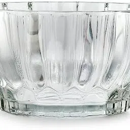 aarcglass Glass Serving Bowl AARC Glass Crystal Desert Ice-Cream Bowl Pudding Set Serving Bowl (Clear_7 Pcs) image 3