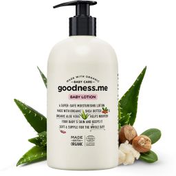 Certified Organic Moisturizing Baby Face & Body Lotion, 400ml, Paediatrician Certified, Hypoallergenic, Certified Organic by ECOCERT France-image-3
