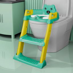 Baby Potty Training Toilet Seat, Anti-Slip Potty Training Seat With Ladder Potty Seat-image-81