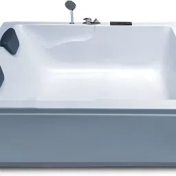 Falcon 5 Feet Acrylic with Front Panel and Filler System - White Free-standing Bathtub-image-95