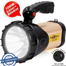 Metal 100w Rechargeable Waterproof Bright Led Torch Light Torch-12