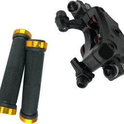 Bicycle Mechanical Disc Brake Caliper Set Front/Rear 180-160mm Cycle handle grip Bicycle Brake Disk-6