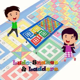 stepping stones Ludo snakes ladders game 2 in 1 lapttop study table game educational board game Educational Board Games image 3