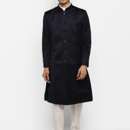 Royal Kurta Solid Sherwani-image-92