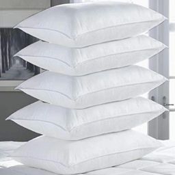 Microfibre Solid Sleeping Pillow Pack of 5-image-41
