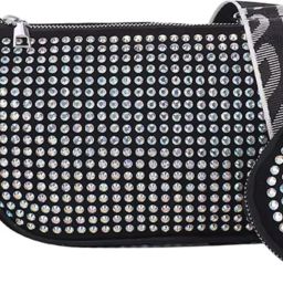 Multicolor Women Sling Bag Studded Rhinestone Crossbody Handbag with Coin Purse-image-43