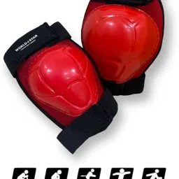 Secure Hybrid Knee & Elbow Guards Combo for Skating, Cycling for - Medium Size Skating Guard Combo-image-78