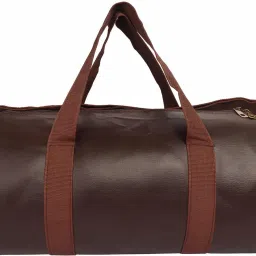 5 L Gym Duffel Bag - Duffel Leather Gym Bag,Shoulder Bag for Men & Women with Shoe Compartment - Brown-image-66