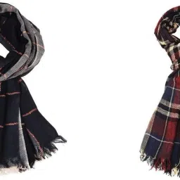 Self Design Pure Cotton Men Multicolor Fancy Scarf-image-46