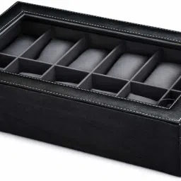 zenwood Rectangular Matte Finish Watch Box image 4