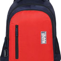 Marvel Captain America 18 inches Blue & Red School Bag-image-4