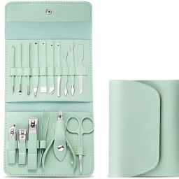Manicure Set Nail Clipper Kit - 16 Pieces Stainless Steel Manicure Kit-image-64