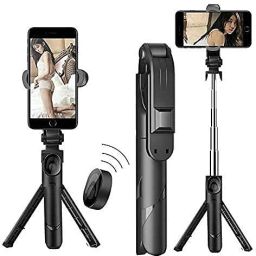 CHG 3 in1 Selfie Stick Multi-Function Wireless Bluetooth XT-01 , XT-02 with Remote 3 Axis Gimbal for Mobile, Camera-34