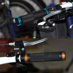 nsv Bicycle Handle Grip Anti-theft With Slip Non Combo Set of 2 Bicycle Handle Grip image 4