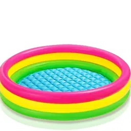 4 Ft Square Inflatable Kids Play Pools, Kids Swimming Pool, Bath tub Inflatable Swimming Pool-picture-3