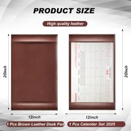 vanquish Luxury Desk Pad table planner Perfect for Taking Quick Notes Whilst Working 2025 Table Calendar image 2