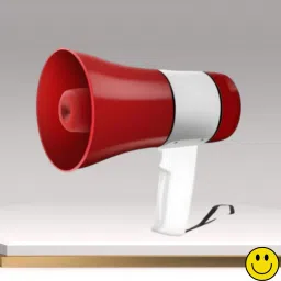 Handheld Megaphone with Siren, Microphone & Rechargeable for Outdoor EventsB436 Megaphone Portable Megaphone Siren Loudspeaker Function &Long Battery BackupQ436 Outdoor PA System-20