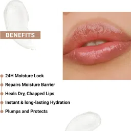 sereko Hydra-Peptide Barrier Repair Lip Balm For Soft, Smooth & Moisturization With Salted Caramel - Non Tinted image 3