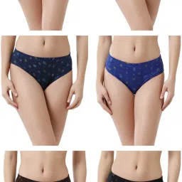 Pack of 6 Women Hipster Multicolor Panty-image-77