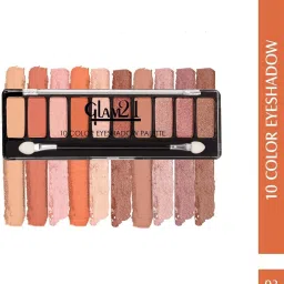 10 Color Eyeshadow Palette - Soft Matte & Creamy Shimmer in Just One Swipe 8.8 g-9