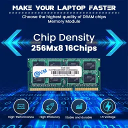 EVM Laptop RAM DDR3 8 GB Laptop DDR3 (1600MHz So-DIMM Memory) image 3