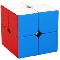 sanchi creation 2x2 Stickerless Magic Speed Cube for Kids & Adults Speedy Brainstorming Puzzle image 4