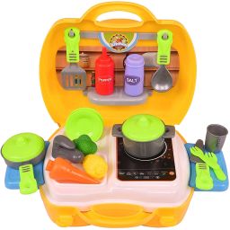 Luxury Brief Case Kitchen Set Toys for Kids-41