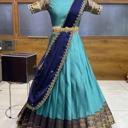 Self Design Semi Stitched Lehenga Choli-image-50