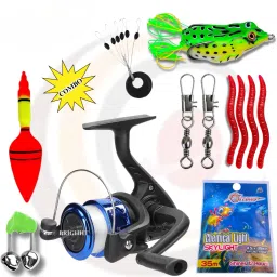 Fishing Gear Set – Reel, Hooks, Float & Accessories Fishing Reel Combo Kit with Lures, Floats & Accessories – Budget Combo-image-34