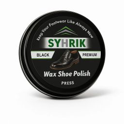 EarthScale Black wax shoe polish (Paste Polish). Blossom black shoe polish. Nourish & shine Leather, Patent Leather, Synthetic Leather Shoe Wax Polish-image-71
