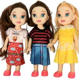 Realistic Three Sister Dolls with Fancy Dress & Movable Body Parts for Kids|104-image-95