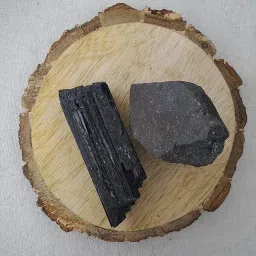 Black Tourmaline and Hematite AAA Grade Raw Natural Crystal Combo Regular Round Crystal Stone-image-50