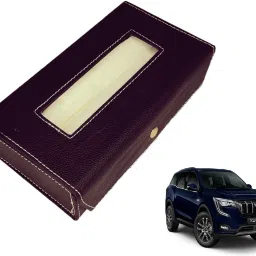 Basic-Black Tissue Box Leatherette-227 Vehicle Tissue Dispenser-image-34