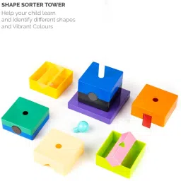 zokato Shape Sorter Tower Learn with Fun (Multicolor) image 5