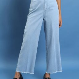 Women Regular Mid Rise Light Blue Jeans-image-56