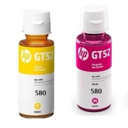 HP INK BOTTLE FOR HP 580 INK TANK SMART TANK PRINTER FOUR COLOR COMBO Black + Tri Color Combo Pack Ink Bottle-14