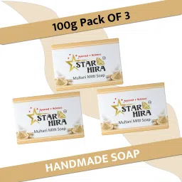 saffron & sandalwood tan removal herbal soap pack of 3 (300g)-image-8