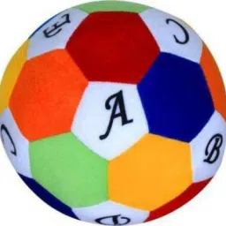 huge laugh soft alphabets football for kids 25 - cm (Multicolor)- 25 cm-28
