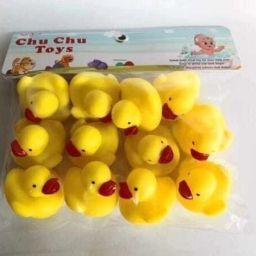 Ducks chuchu Baby Bath Toys with Squeeze Sound, Swimming Pool Toys (Set of 12) Rattle-15