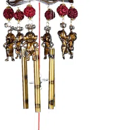 Bal Ganesh Rudraksh Wind Chimes Sound for Home Décor,Hanging,Gift,Soundbells Aluminium Windchime-image-7