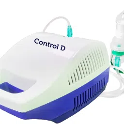 Control D Breathe Nebuliser Machine With Complete Kit For Baby, Adults, Kids Nebulizer-85