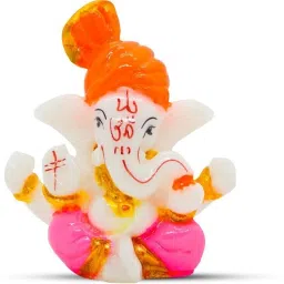 Ganesh Idol for Car Dashboard Decorative Showpiece - 6.2 cm-image-48